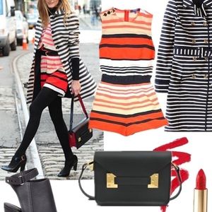 Peter Som Striped romper